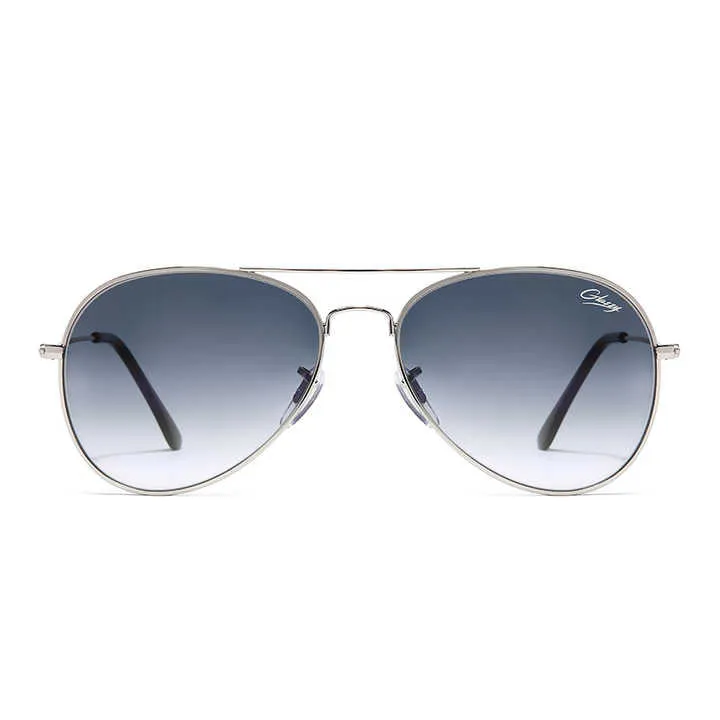نظارات شمسية من علامات تجارية شهيرة بإطار . Glazzy Brand Designer Sunglasses Stainless