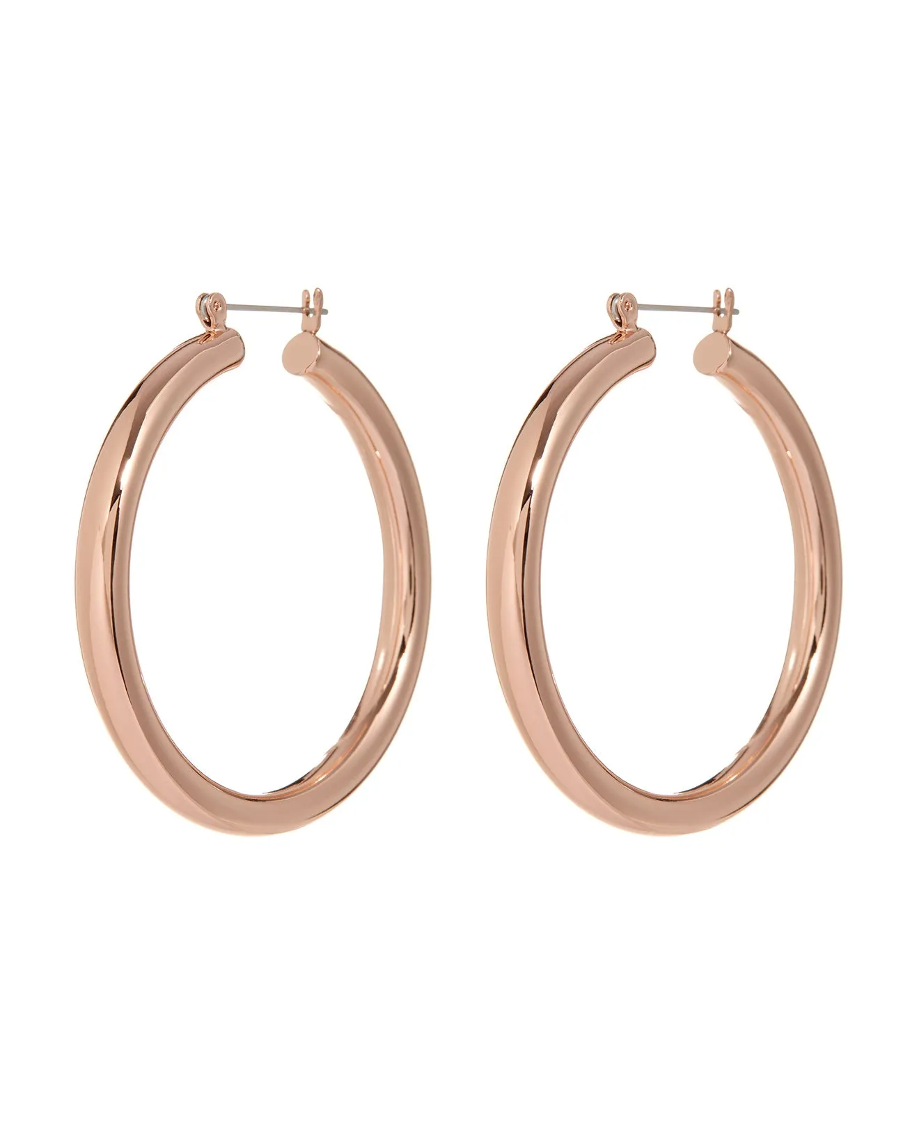 Amalfi Tube Hoops- Rose Gold
