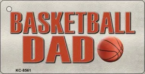 Basketball Dad Novelty Metal Key Chain