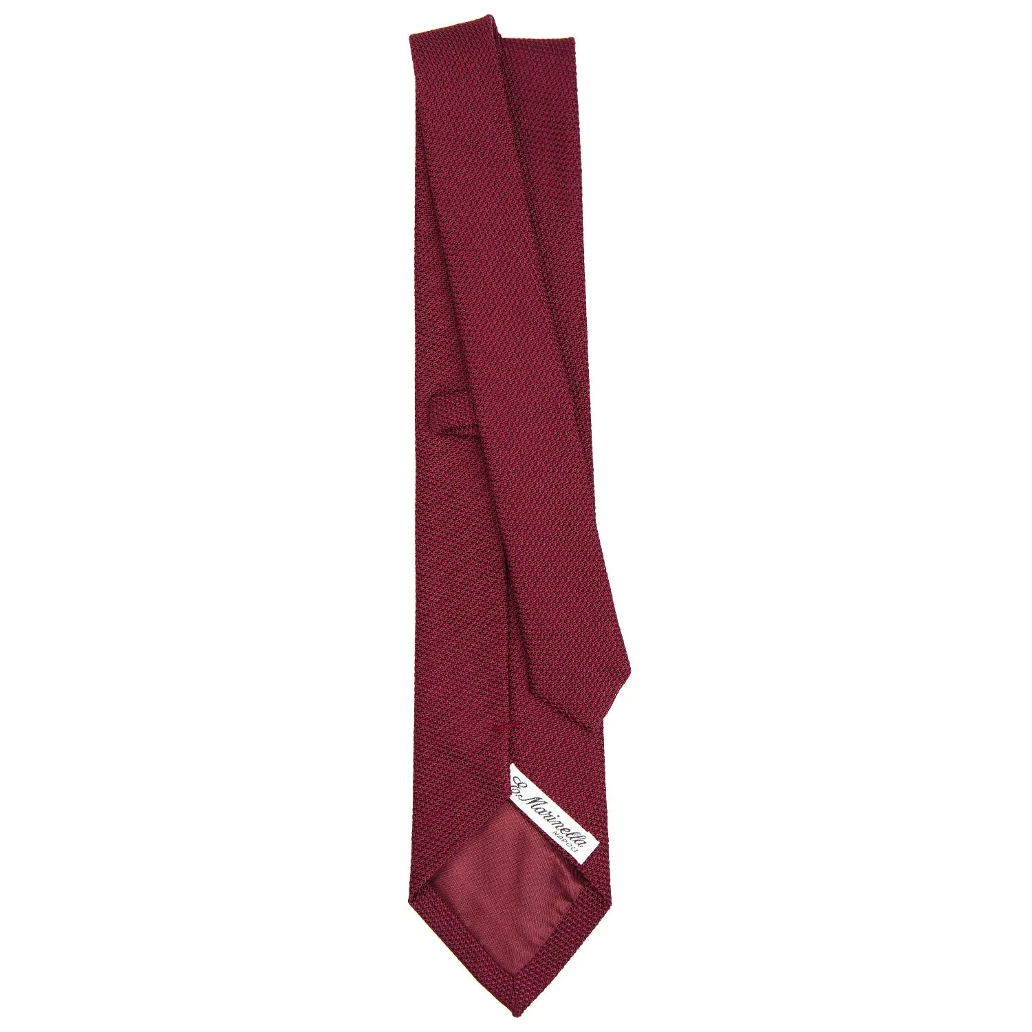 BURGUNDY SARTORIAL GRANADINE SILK TIE