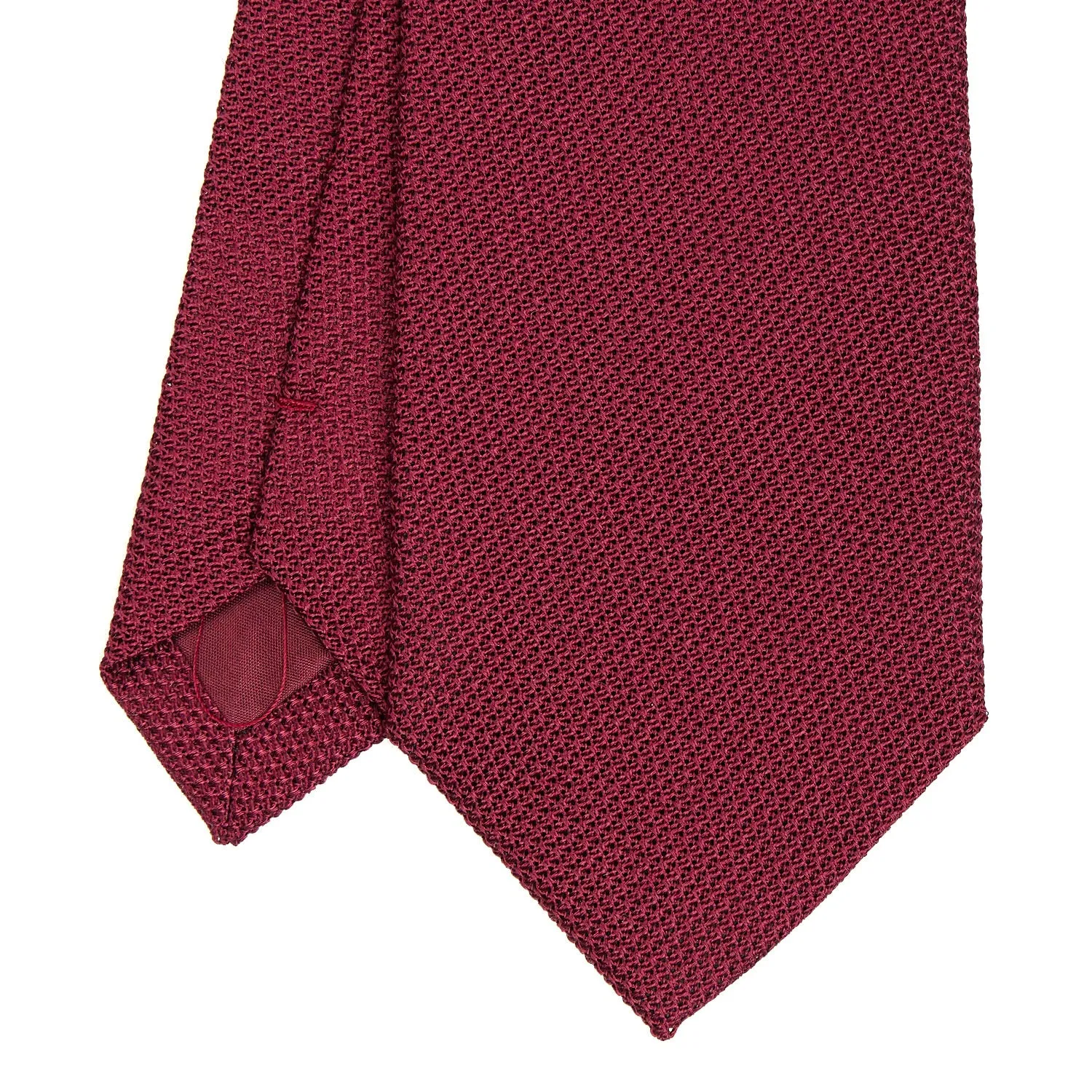 BURGUNDY SARTORIAL GRANADINE SILK TIE