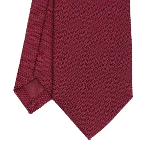 BURGUNDY SARTORIAL GRANADINE SILK TIE