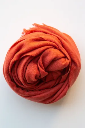 Cashmere Scarf Orange