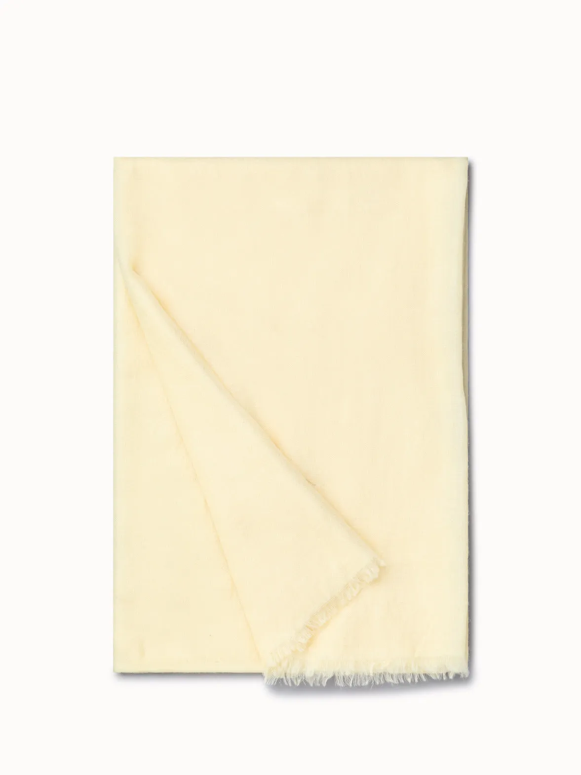 Cashmere Silk Scarf with Fringe