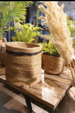 DALIA - MULTIPURPOSE JUTE BASKET / Planter