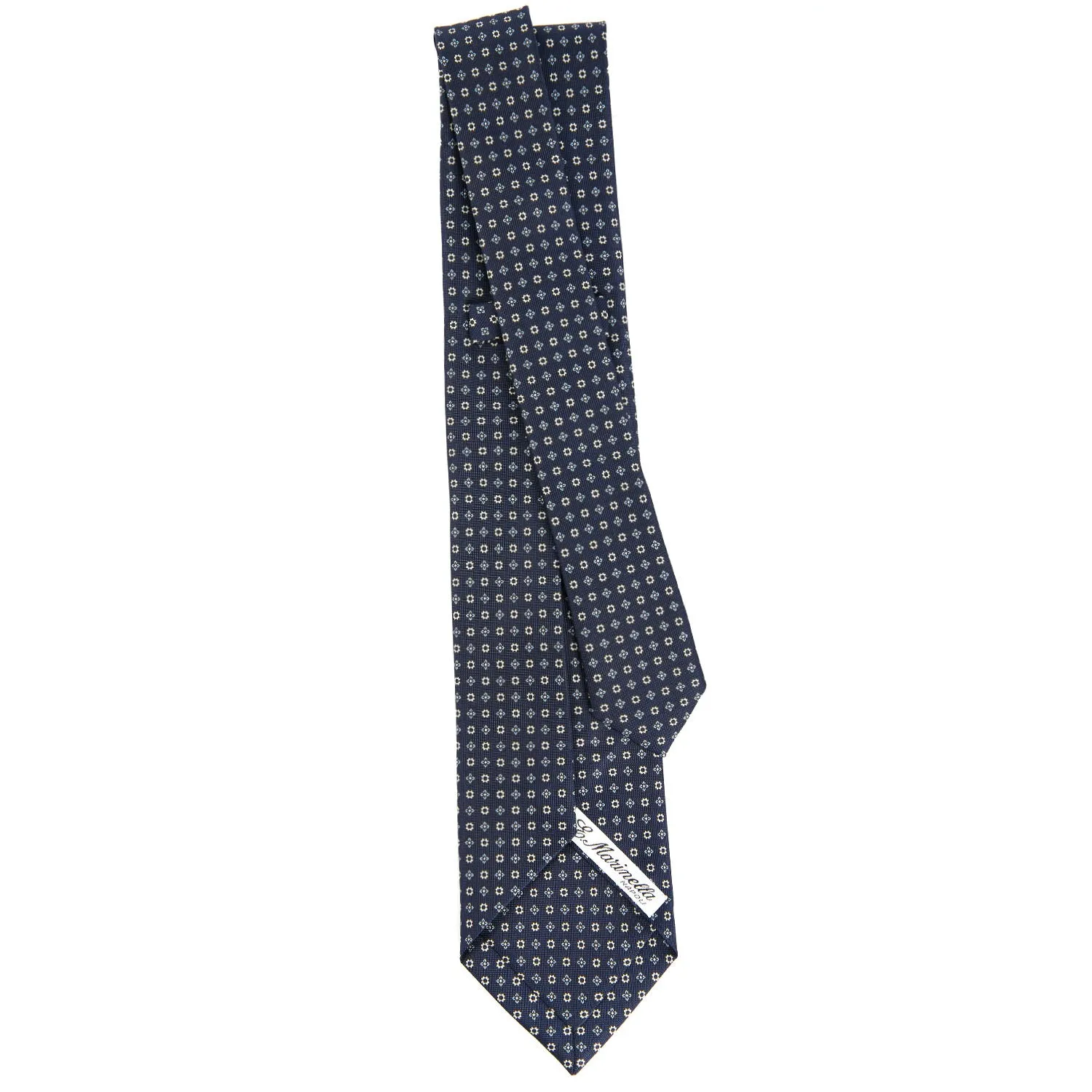 DARK BLUE 5 FOLD SARTORIAL SILK TIE