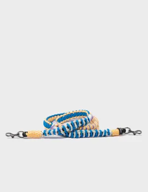 Detachable Shoulder Strap - Yellow and Blue Handwoven Paracord