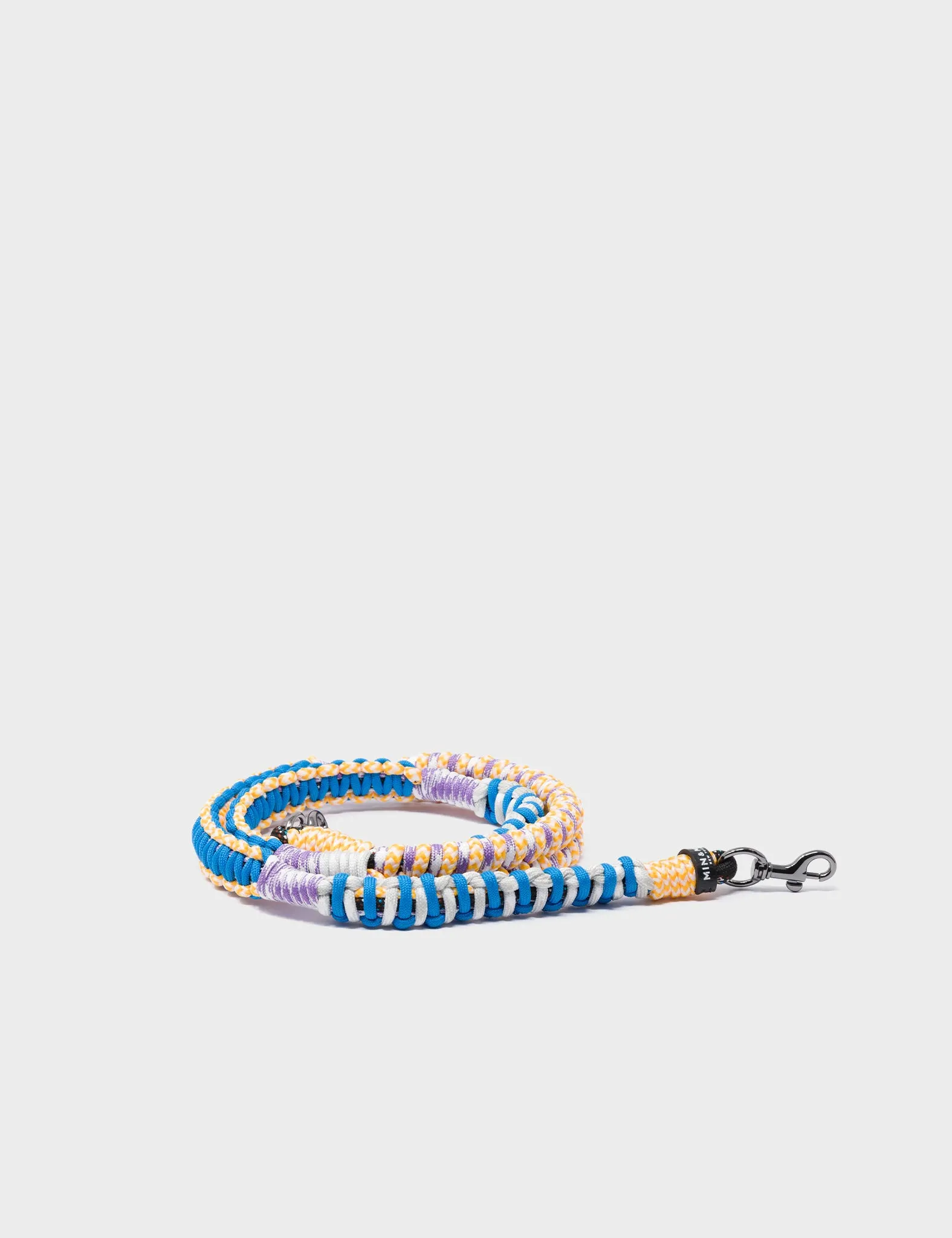 Detachable Shoulder Strap - Yellow and Blue Handwoven Paracord