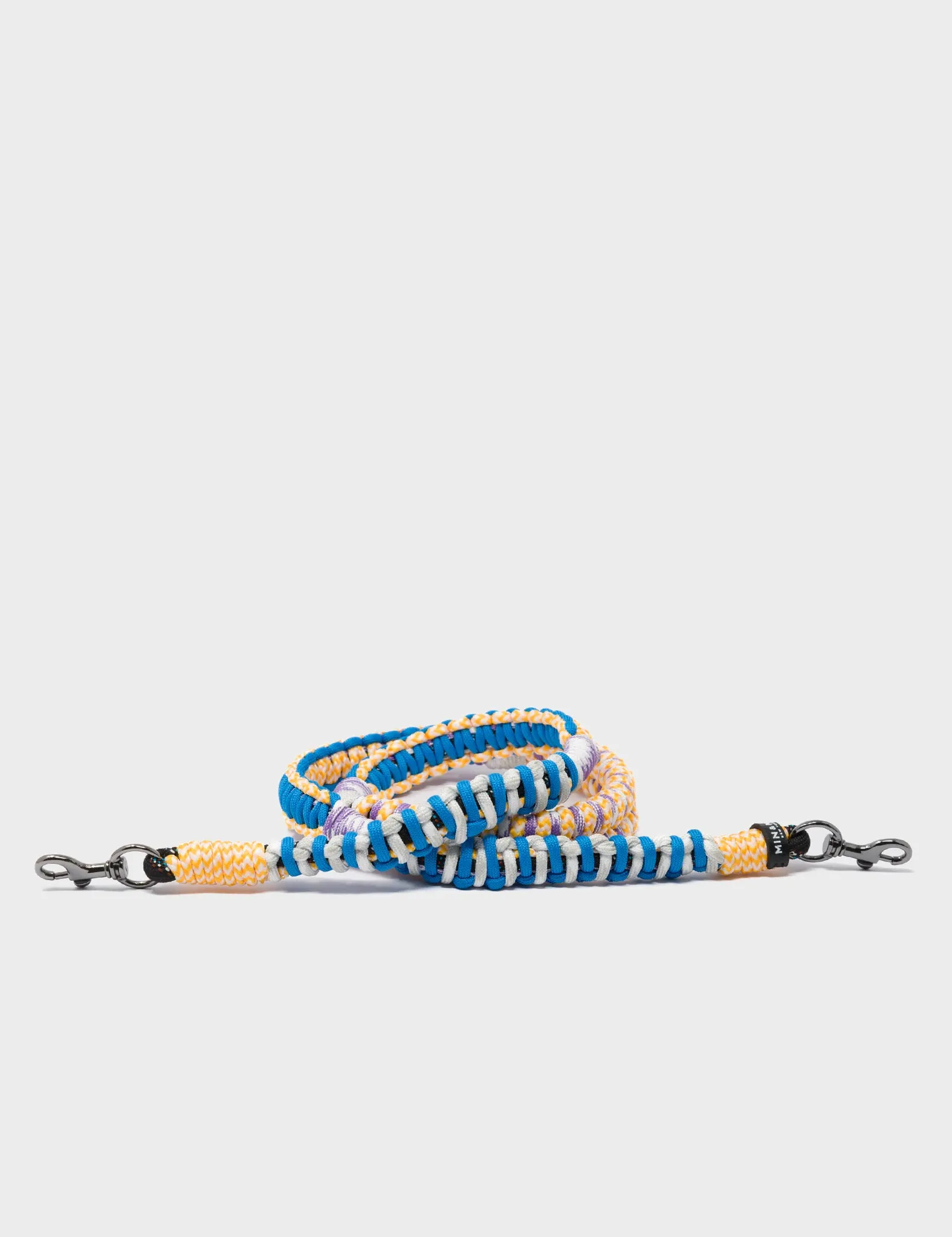 Detachable Shoulder Strap - Yellow and Blue Handwoven Paracord