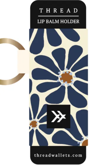 Emmeline Navy Lip Balm Holder