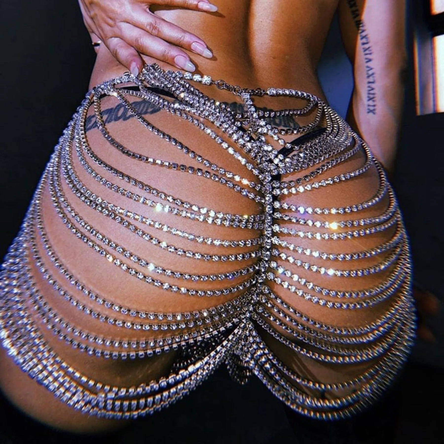Fling Bling  Party Bikini Chains in Gold Or Silver
