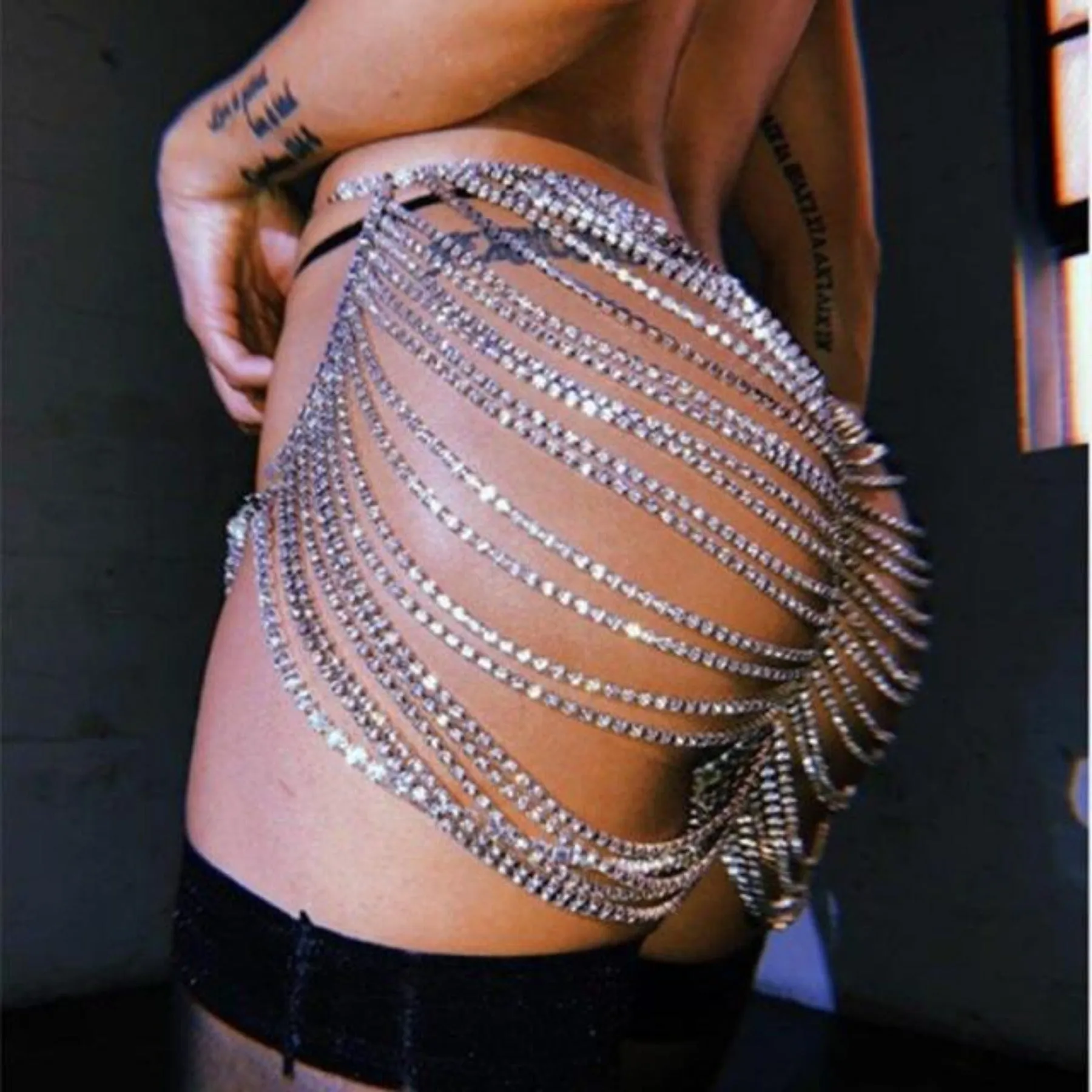 Fling Bling  Party Bikini Chains in Gold Or Silver