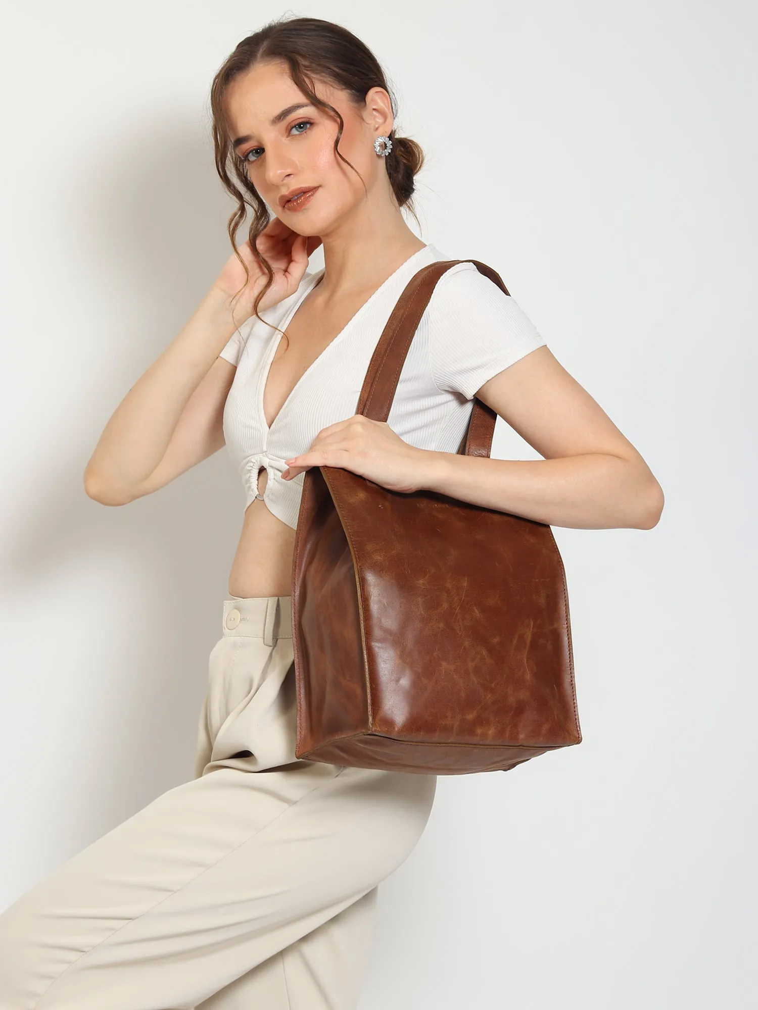 FREEBIE - LEATHER TOTE BAG SMALL