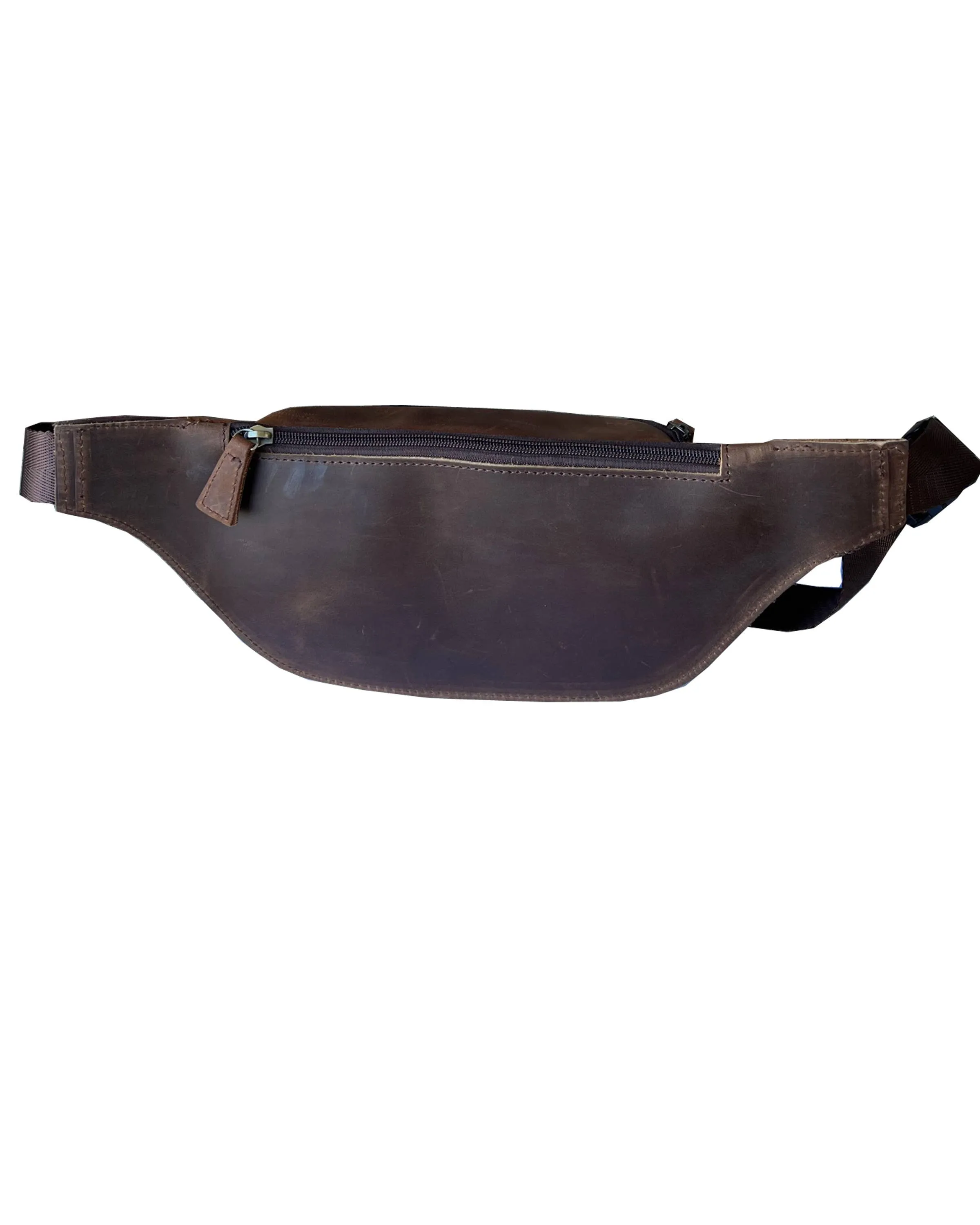 genuine leather fanny pack sling bag
