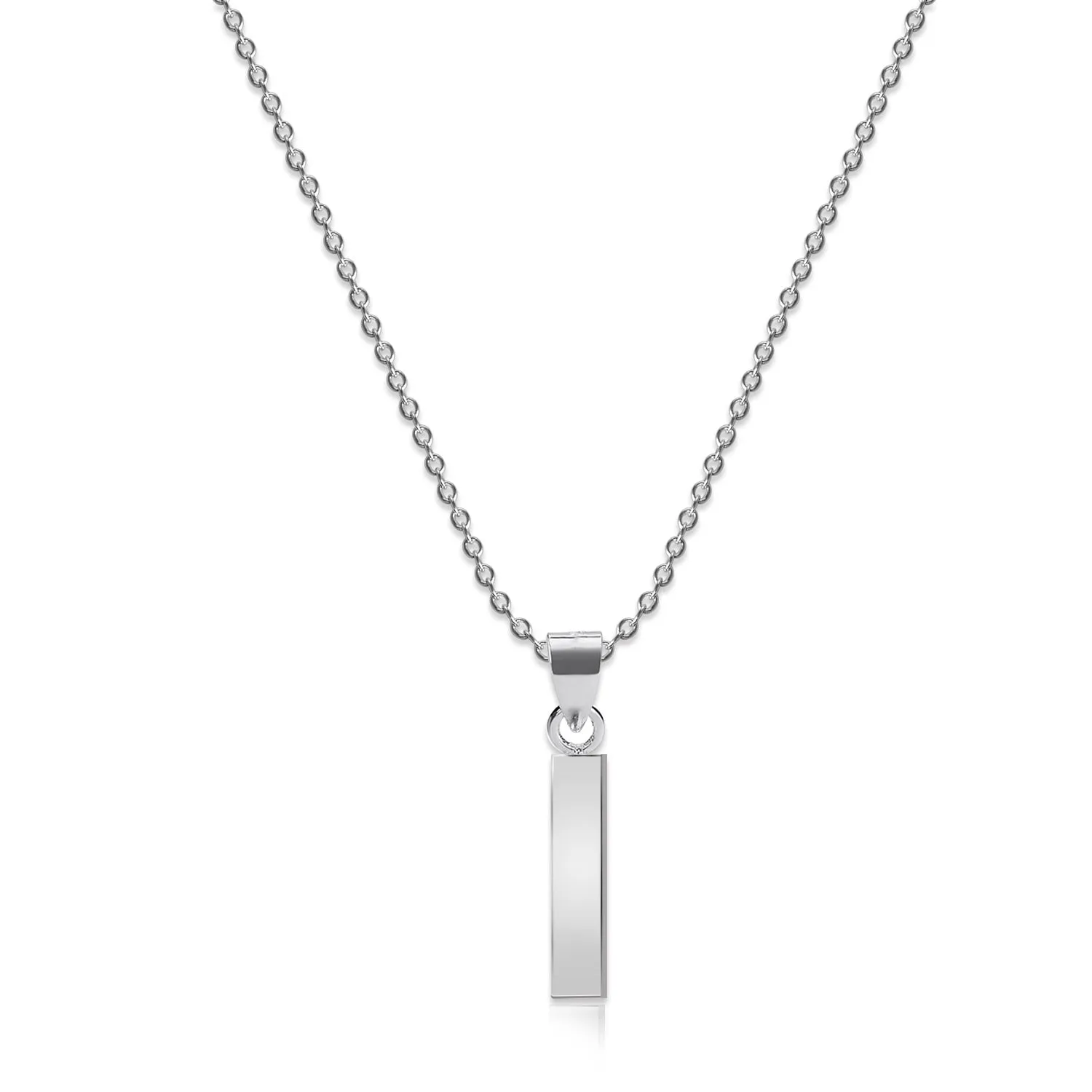 Geometry Interlocking Square Triangle Male Pendant Stacking Streetwear Necklace