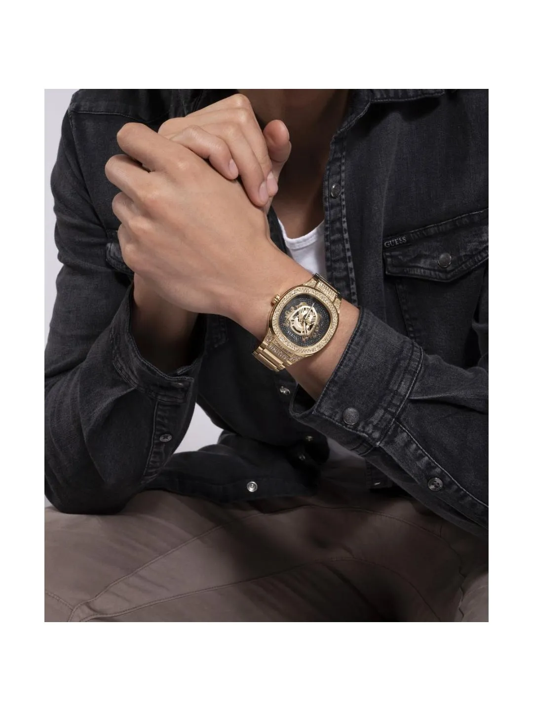 Guess Black Dial Men Analog Watch - GW0565G1
