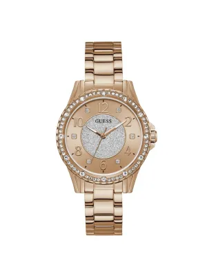 Guess Rose Gold Dial Women Analog Watch - U1355L3M