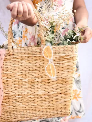Handwoven Natural Shopping Bag
