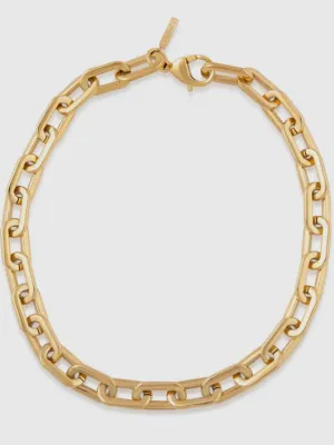 Jenna Link Necklace - Gold 18"