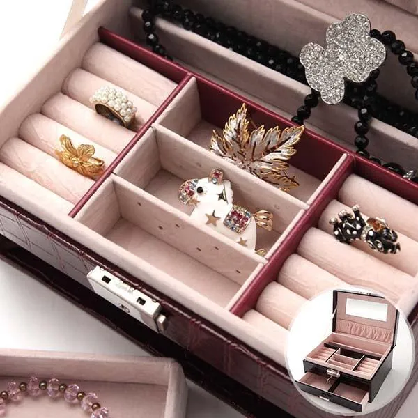 Jewelry Storage Organizer w/ Lock