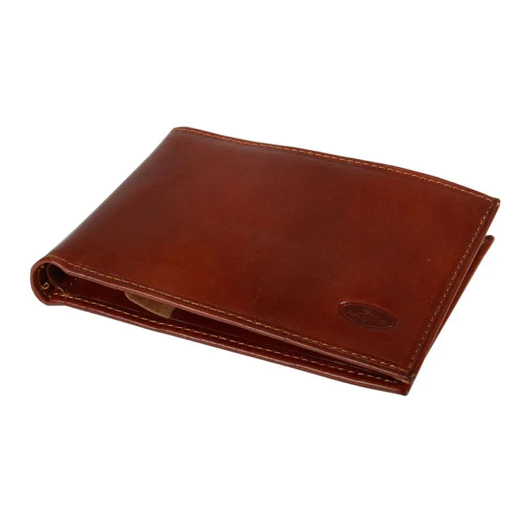 Katana Traditional Brown Hide Leather Wallet