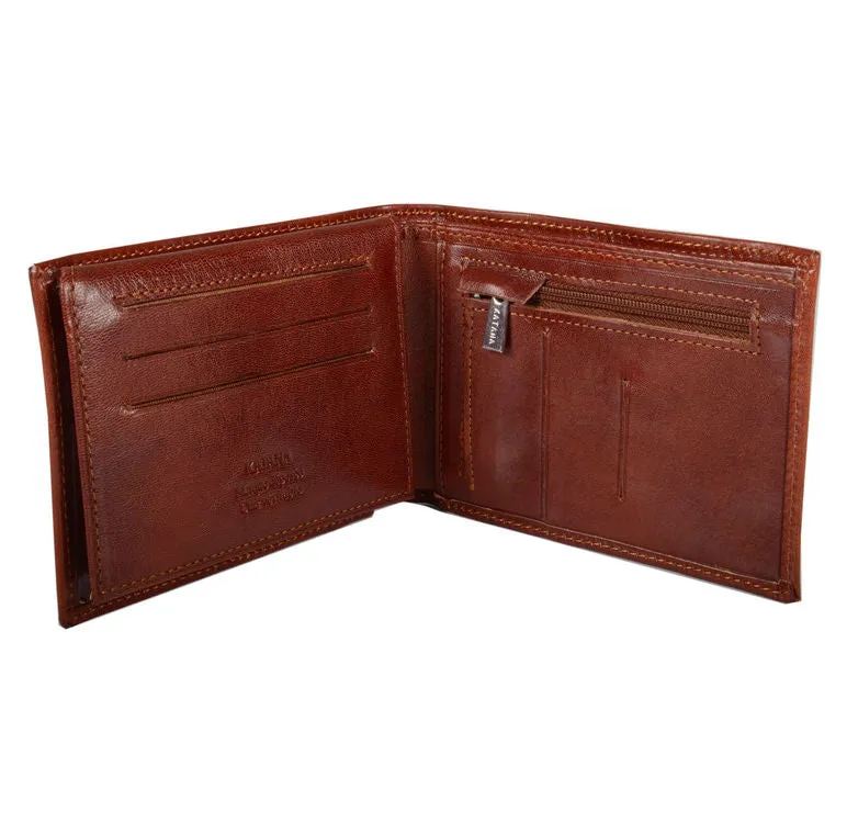 Katana Traditional Brown Hide Leather Wallet