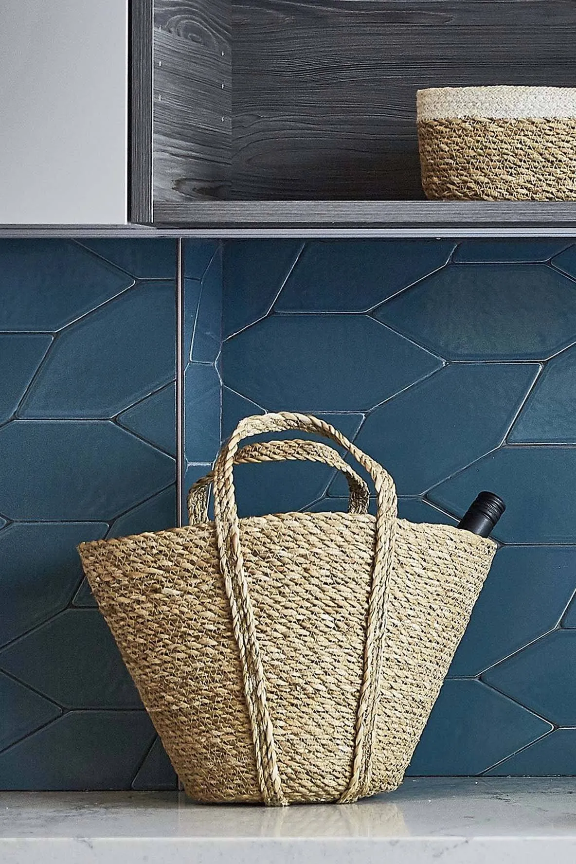 Korissa Savar Handwoven Seagrass Tote Bag