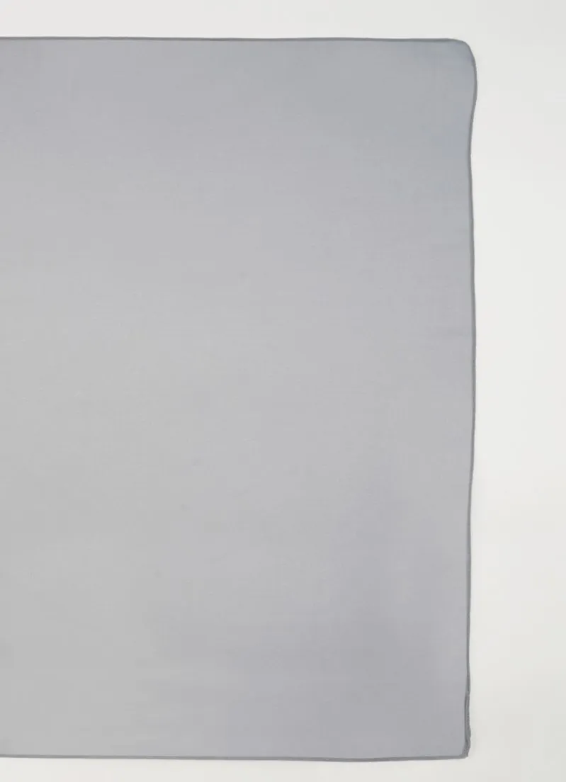 Light Grey Georgette Soft scarf