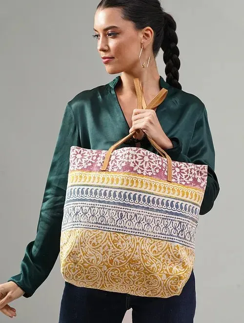 MARINO - BLOCK PRINT  TOTE BAG