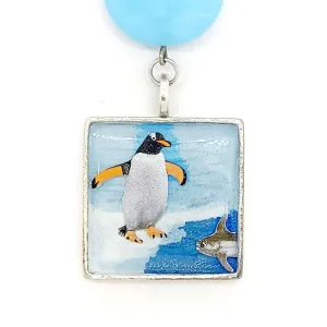Necklace - Penguin (What are you doing here?) Pendant by XV Studios