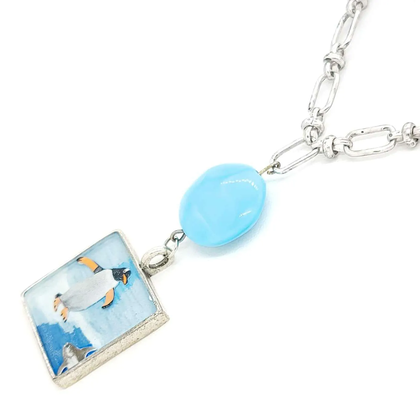Necklace - Penguin (What are you doing here?) Pendant by XV Studios