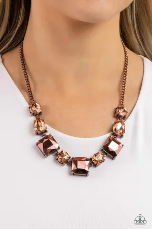 Necklaces Elevated Edge - Copper