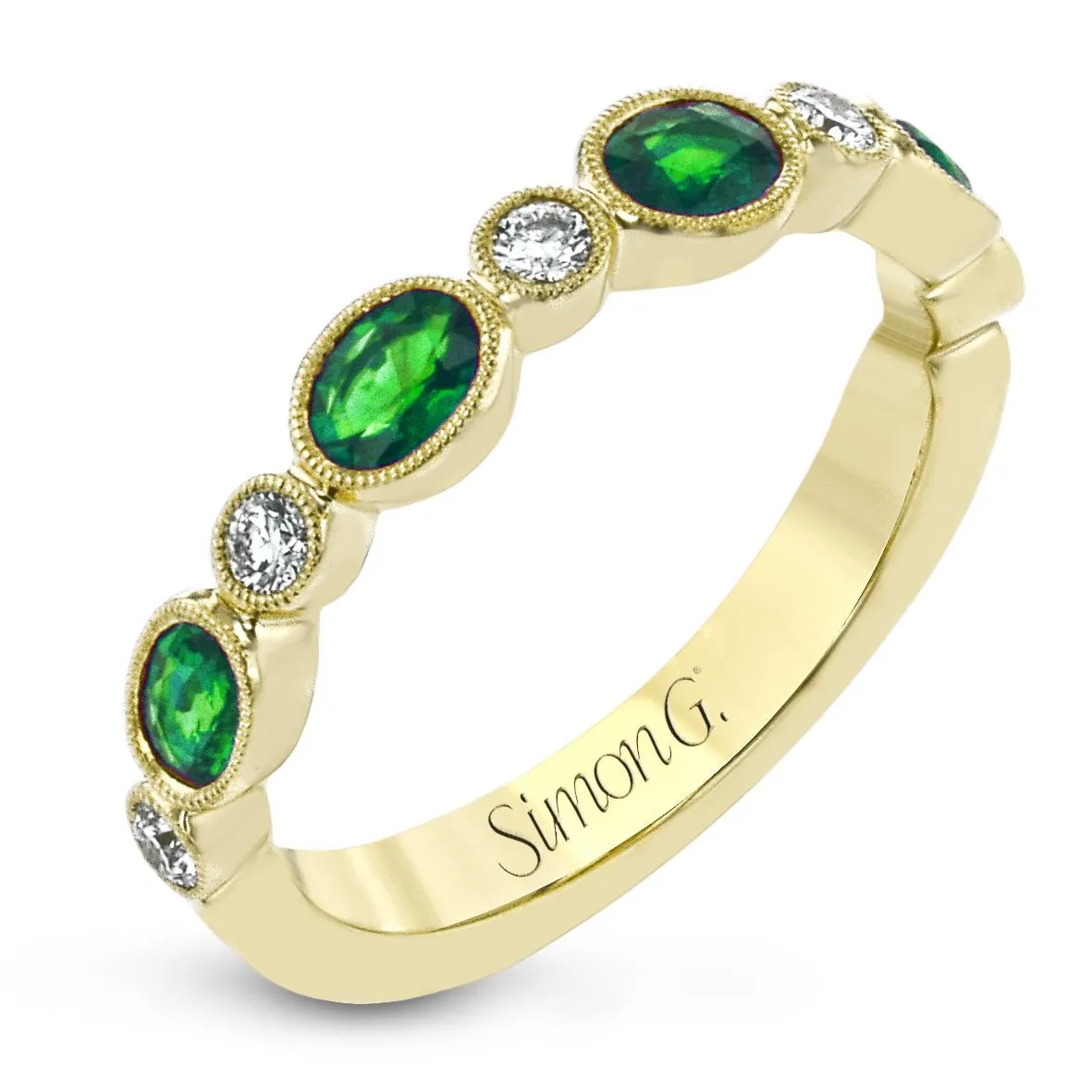 Paradise Gemstone Fashion Ring In 18k Gold With Diamonds