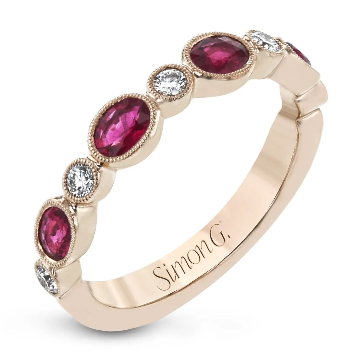 Paradise Gemstone Fashion Ring In 18k Gold With Diamonds