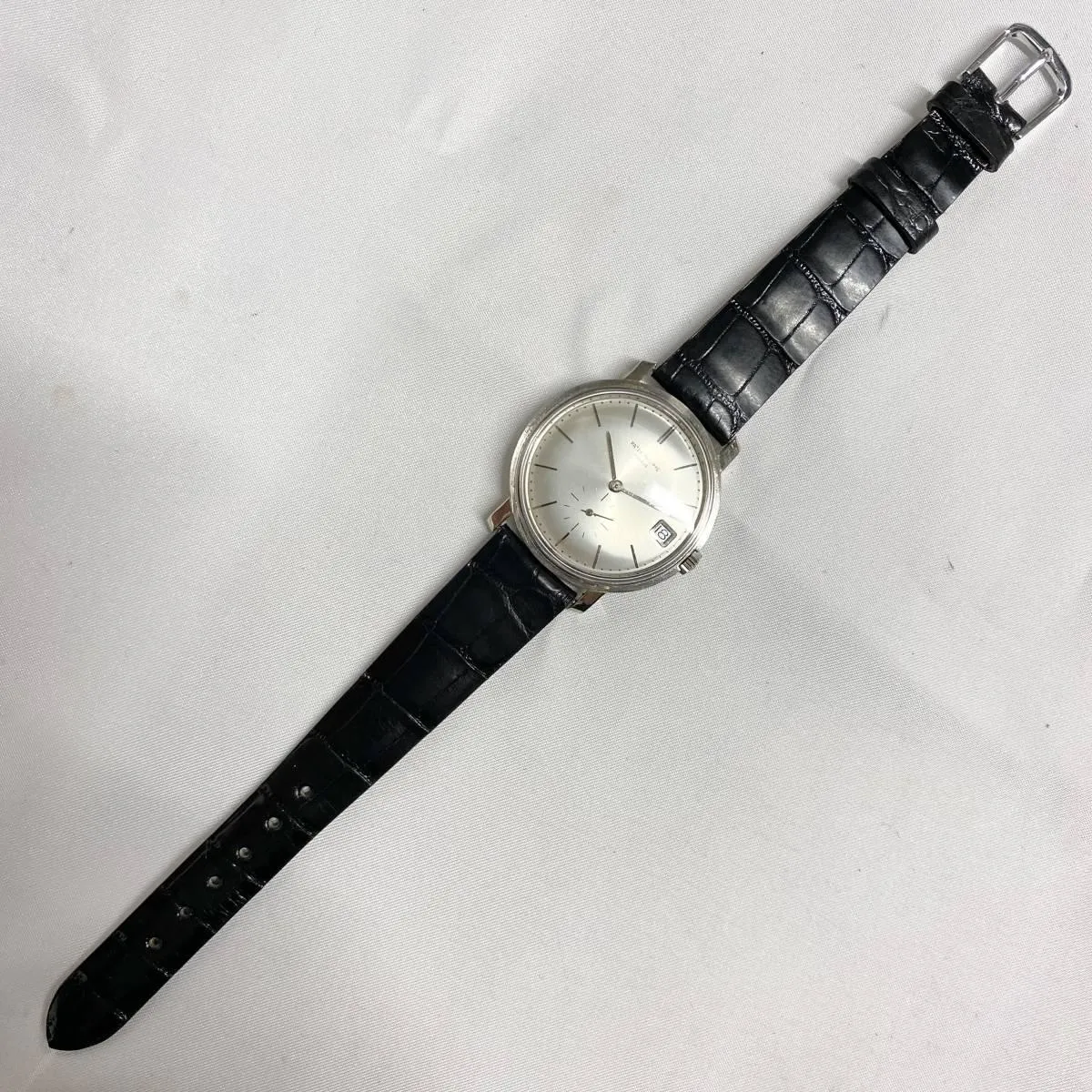 Patek Philippe 3445 Calatrava Small Second Date Automatic 18K White Gold