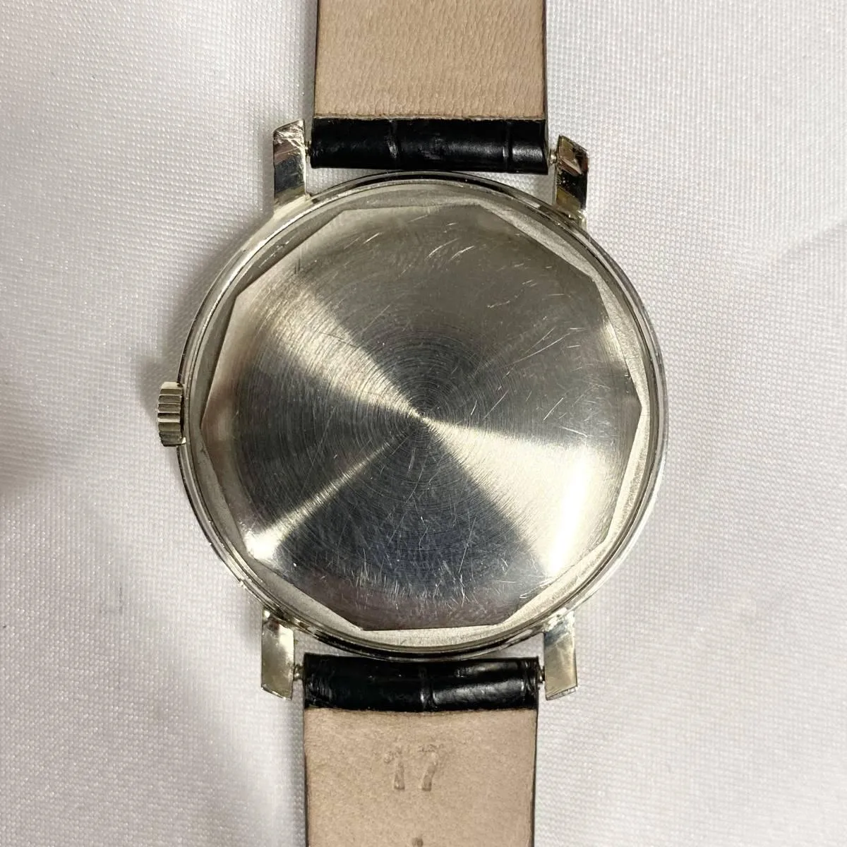 Patek Philippe 3445 Calatrava Small Second Date Automatic 18K White Gold