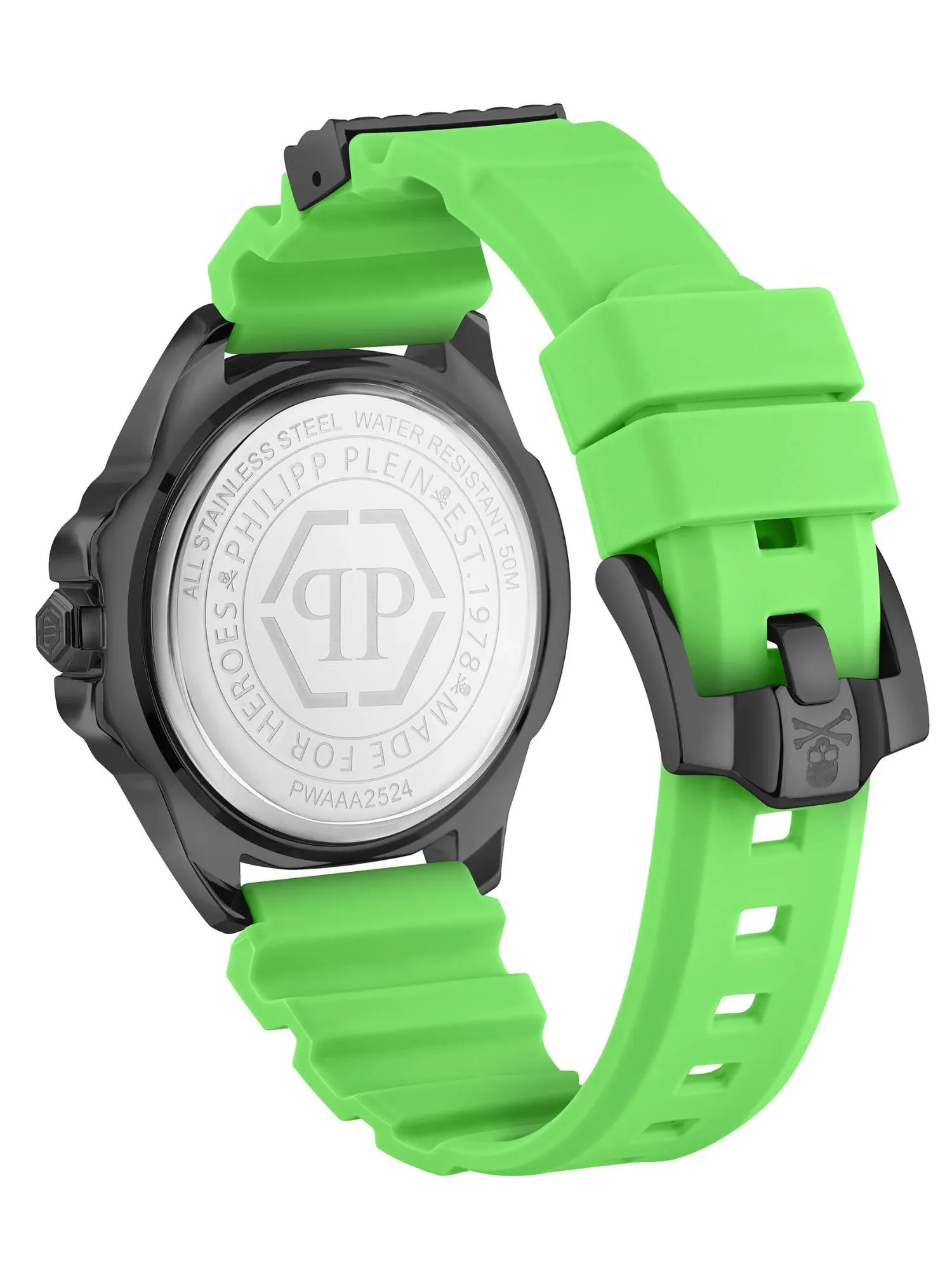 Philipp Plein Men 44 mm Size Black Dial Analog Watch - PWAAA2524