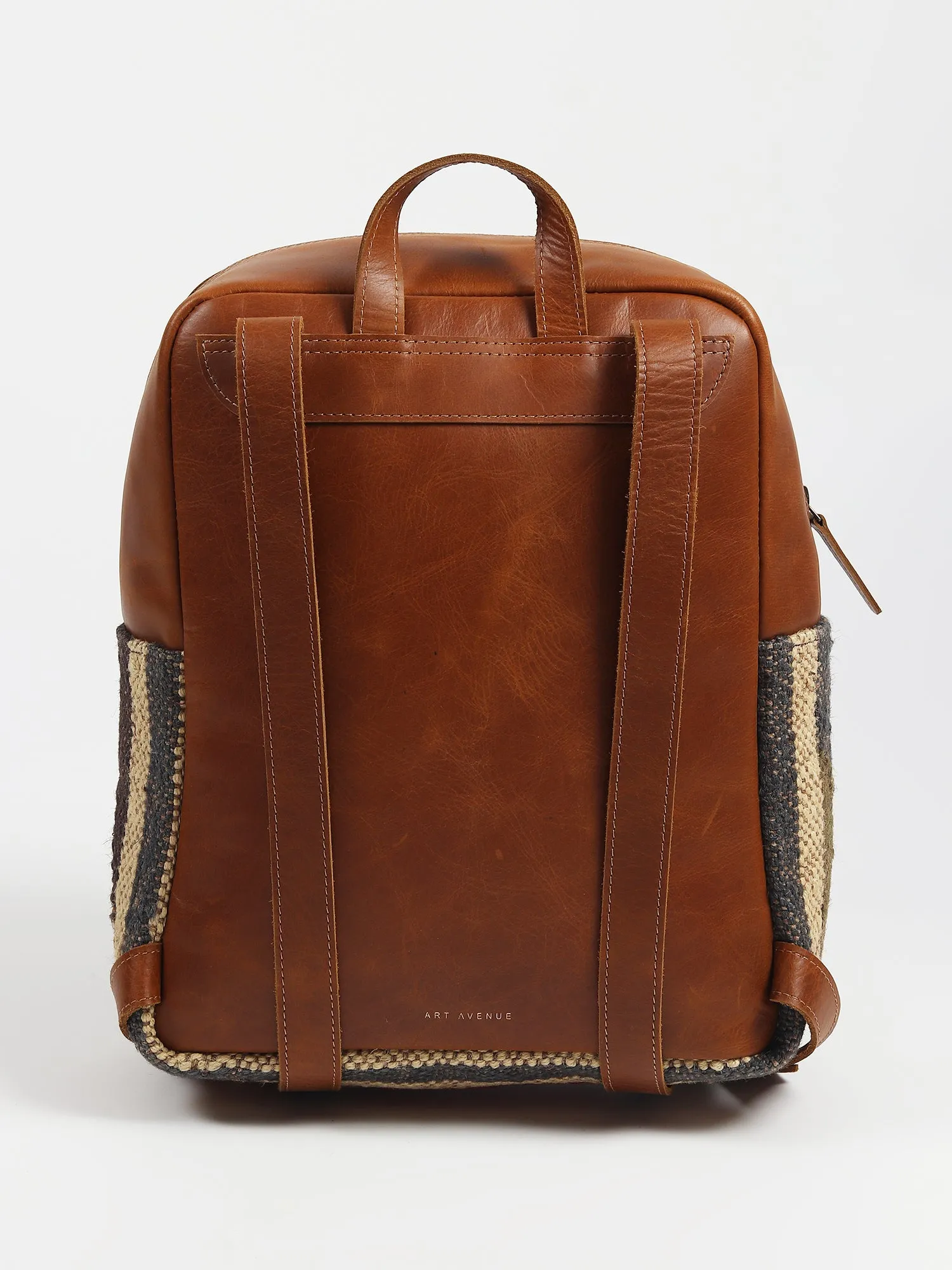SABRE  - LEATHER AND KILIM BACKPACK
