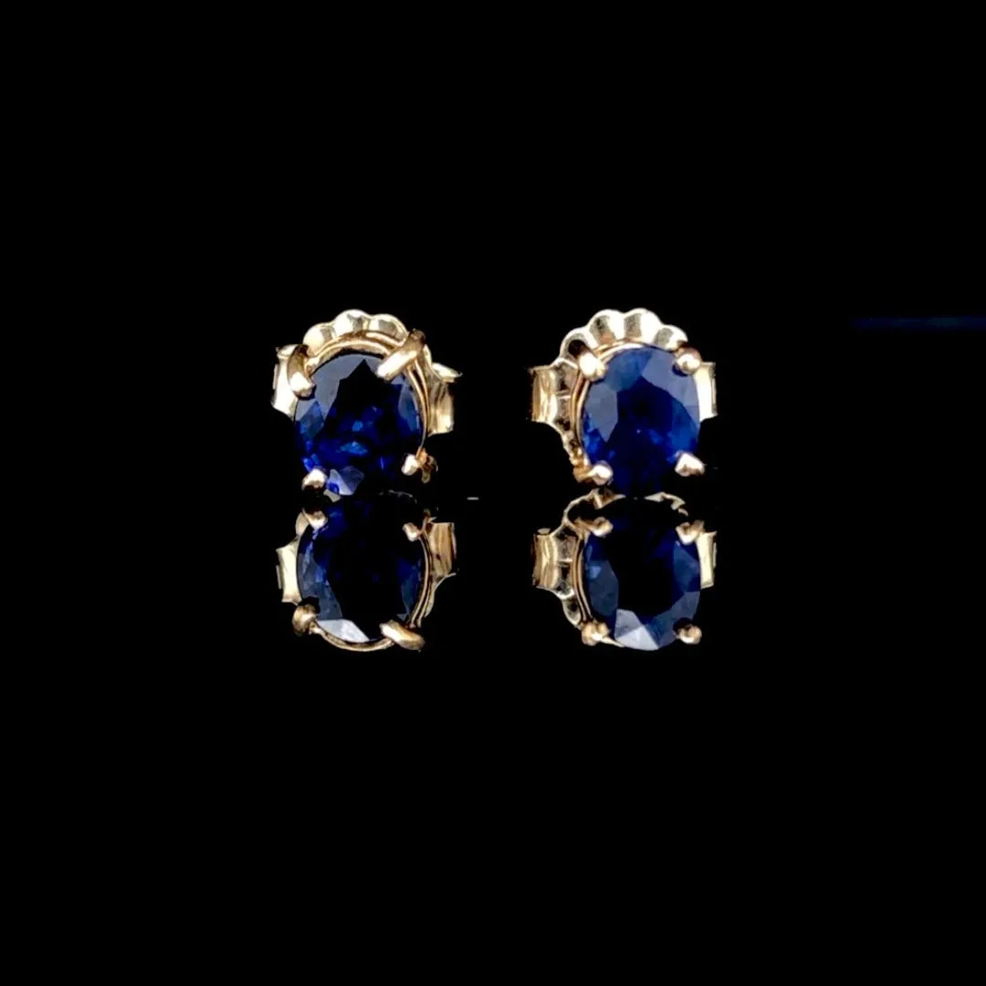 Sapphire earrings