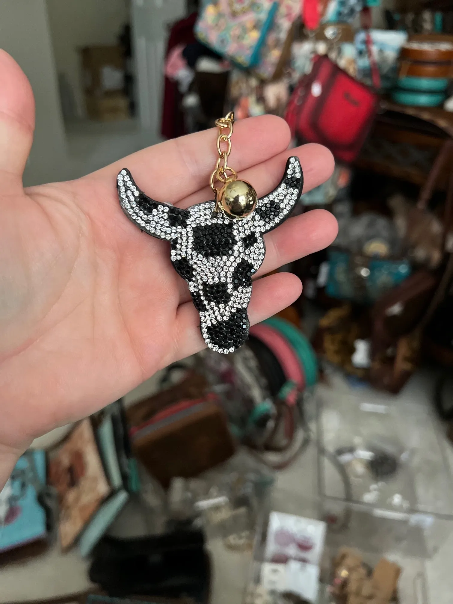 Sparkle Assorted Western Key Chains