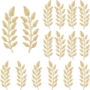 SUPERFINDINGS 8 Pairs Gentlemen Suit Brooches Alloy Brooches Pin Leaf Elegant Pin Suit Clip Collar Pin Corsage Lapel Brooches for Jackets Clothes Bags Scarf Dress