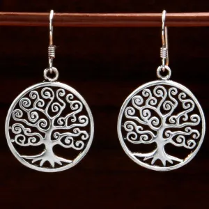 Tree Of Life Swirl Earrings