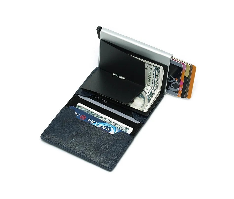 Vintage Professional Artificial Leather Small Card Holder For Men