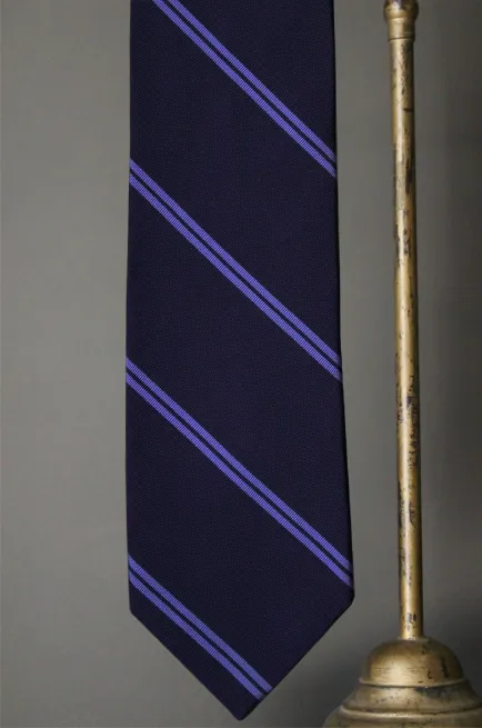 Woven Double Stripe Tie