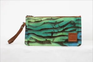 Wrist Clutch - Boo Verdi Blue