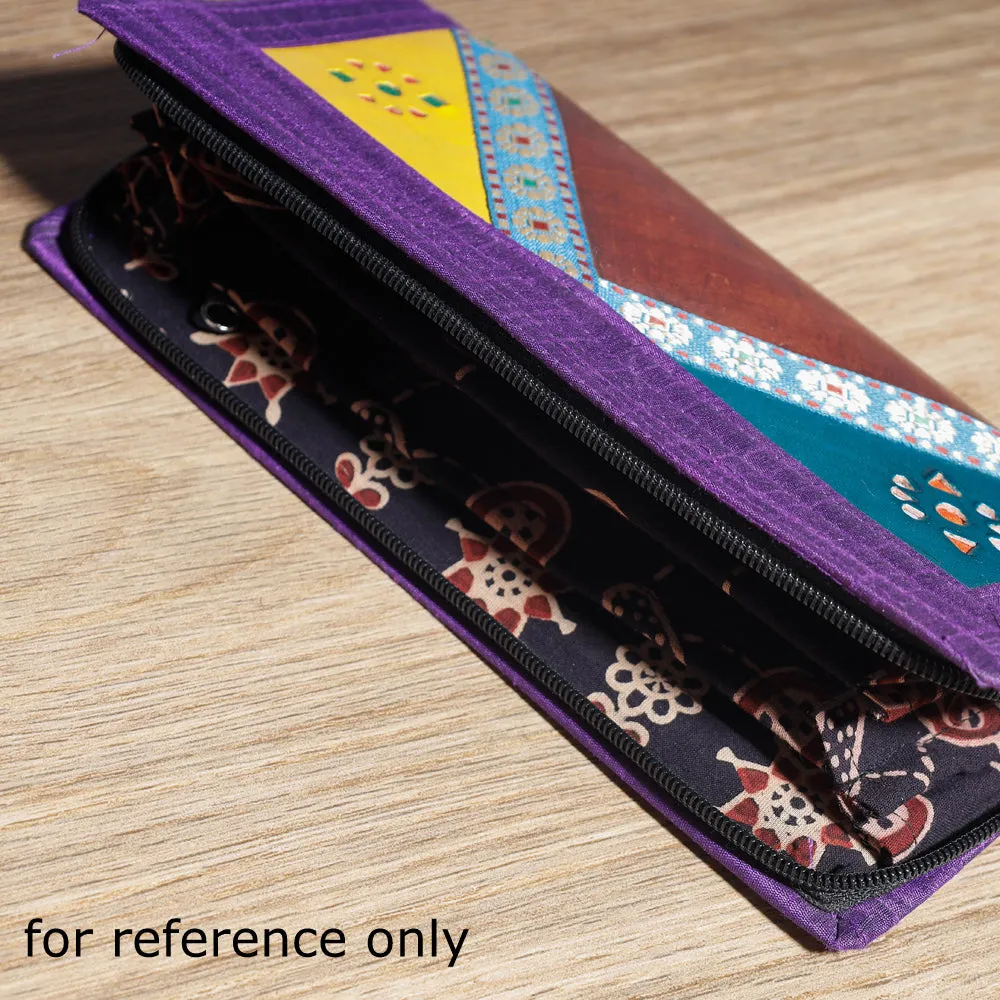 Yellow - Handcrafted Kutch Leather Wallet